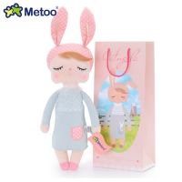 34CM Metoo Doll Soft Plush Toys For Girls Baby Stuffed Animals Cute Cartoon Rabbit For Kids Children