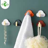 4PCS Towel Hook Plastic Door Hanger Self Adhesive Wall Hanger Hat Racks Key Hanger Wall Organizer Home Decor Key Holder GUANYAO Picture Hangers Hooks