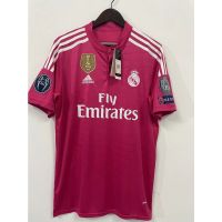 High Quality， 2014/15 Real Madrid 3Rd Pink Retro Man Football Jersey