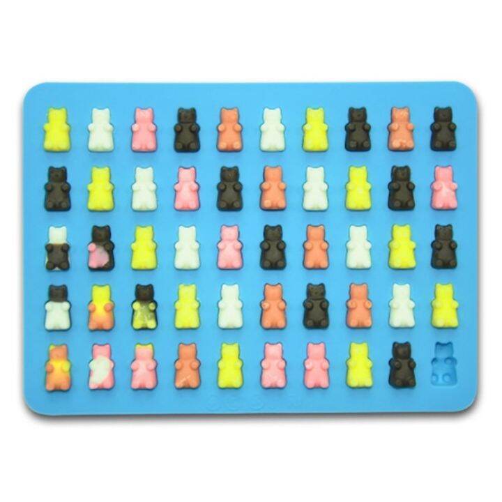 jelly-bear-cake-candy-trays-silicone-forms-silicone-mold-gummy-bear-shape-bear-mould-rubber-chocolate-maker