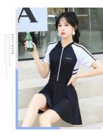 2023 Explosive Swimsuit Womens Conservative Slimming Hot Spring Conjoined One-Piece Covering Meat Anti-Tightening Professional Swimwear Factory 125