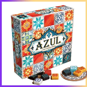  Azul-Board Game Strategy-Board Mosaic-Tile Placement  Family-Board for Adults and Kids Ages 8 up 2 to 4 Players : Toys & Games