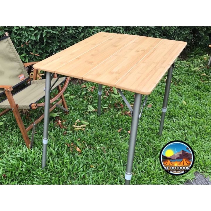 โต๊ะสนามแค้มป์ปิ้ง-โต๊ะไม้ไผ่งานเนียบ-โต๊ะ-king-camp-bamboo