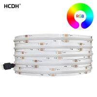 10m COB RGB LED Strip Light For Room DC12V 24V 10mm Bedroom Wall Backlight TV PC Room Decor Ambient Bar Light 840LEDs/m Dimmable Night Lights