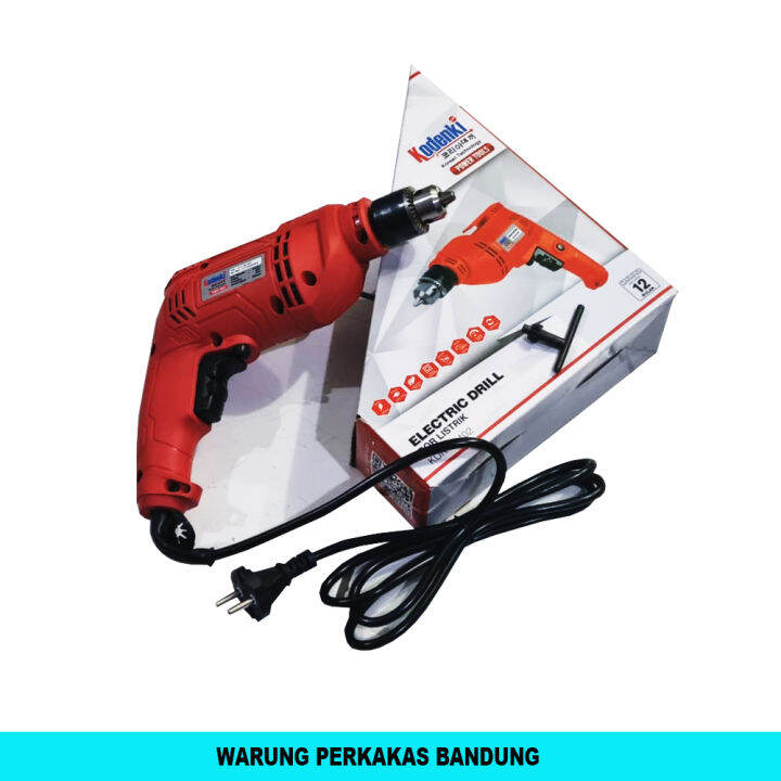 Mesin Bor Besi Mm Kodenki Bor Kayu Besi Tembok Electric Drill Lazada Indonesia