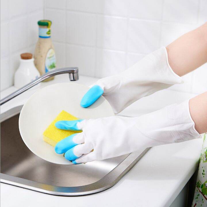 1pair-silicone-cleaning-gloves-dishwashing-cleaning-gloves-scrubber-dish-washing-sponge-rubber-gloves-cleaning-tools-32cm-safety-gloves