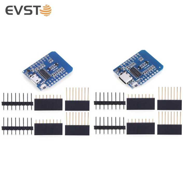 D1 ESP8266ขนาดเล็ก ESP-12F CH340G V2 USB WeMos D1 Mini Wifi D1บอร์ด ...