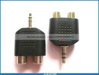 ► 30 Pcs Converter 3.5mm Stereo Plug to Dual RCA Jack