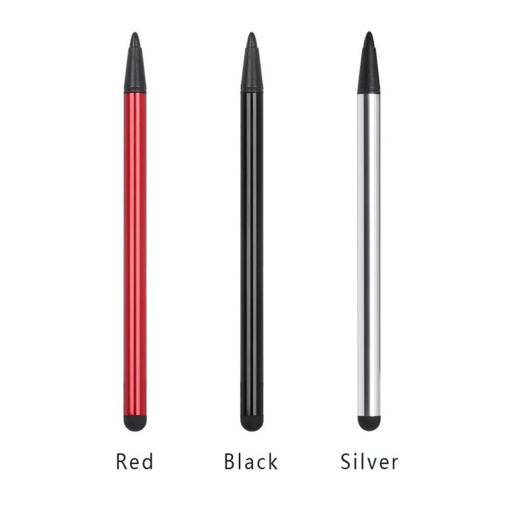 zhuwnana-1-5pcs-2-in-1-แสงสว่าง-กะทัดรัด-หลากสี-ดินสอสไตลัส-อิเล็กทรอนิกส์-ปากกาทัชสกรีน-ปากกาคาปาซิทีฟ