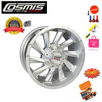 ล้อแม็กขอบ18 TWIN 18x9.0 6รู130 6รู139.7 ET0 CB106.1 ยี่ห้อ Cosmis Twin สีขาวพิเศษ เลเซอร์ตัวหนังสือ ราคา1วง ไม่แยกขาย