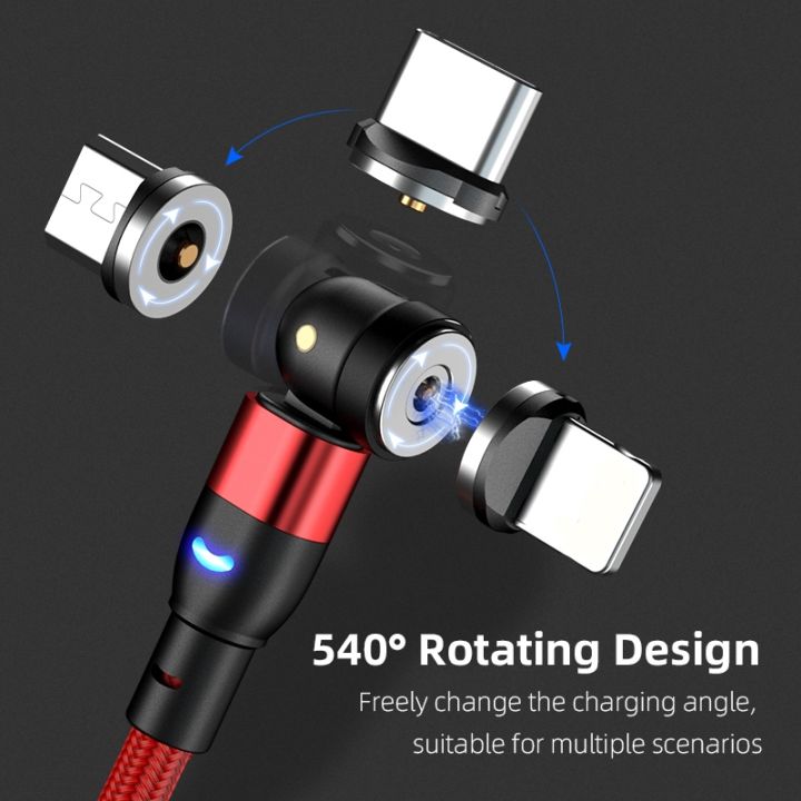 spot-express-540หมุนสายแม่เหล็ก-usb-type-c-การชาร์จสำหรับ-iphoneredmi-9a-9c-หมายเหตุ10-9-8-7mobilecord