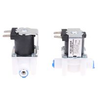 1PC Inlet solenoid valve 12V/24V pure water machine  water purifier  reverse osmosis 2-point quick connect valve switch Valves