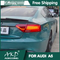 ไฟท้ายรถสำหรับ Audi A5 2008-2016ไฟหมอกดีอาร์แอลหลอดไฟ Led หางปรับแต่งแสงอุปกรณ์เสริมรถยนต์ไฟท้าย A5