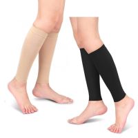 1 Pair Women and Men Calf Compression Socks To Prevent Varicose Veins Comfortable Breathable Soft Cotton Calf Pain Relief Sports Socks Travel Calf Fingerless Support Socks Compression Elastic Anti-thrombotic Leg Socks