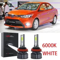 New หลอดไฟตัดหมอก 6000K สีขาว แบบเปลี่ยน สําหรับ TOYOTA VIOS 2014 2- 2018 2016 2 ชิ้น