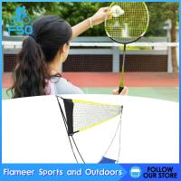 ชุดตาข่ายเทนนิสตาข่ายแบดมินตั้นแบบพกพา Flameer สำหรับฝึกหัดในร่ม, กลางแจ้งฟุตบอล