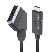[LUNA electronic accessories] HDMI-เข้ากันได้กับ SCART อะแดปเตอร์แปลงเสียง Upscale Pal/ntsc สำหรับ HD TV DVD Box อุปกรณ์สัญญาณ