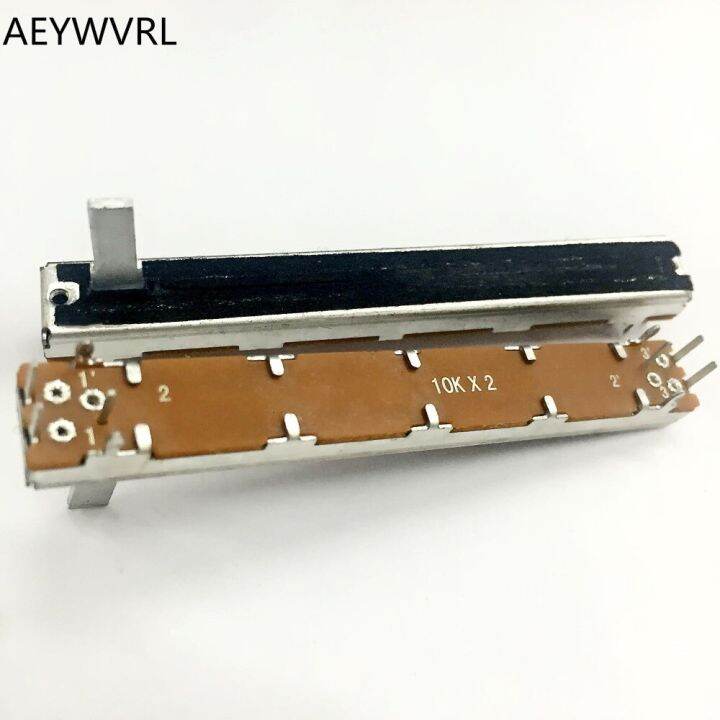 75mm-7-5cm-double-straight-slide-potentiometer-b10k-b50k-b100k-a20k-dual-channel-fader-handle-15mm-long