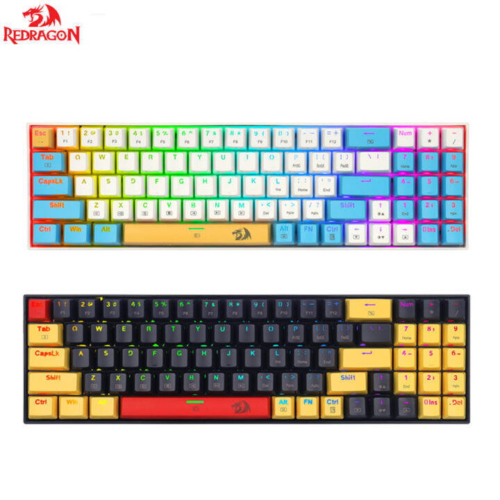 Original Redragon k688 Gaming Mechanical Keyboard RGB Keyboard 78 Keys
