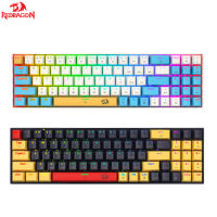 Redragon K688 Gaming คีย์บอร์ด RGB Backlit 78คีย์ Swith Anti-Dust Proof Switches Hot Swappable Ergonomic สำหรับ PC Gamer