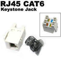 หัว RJ45 CAT6 ตัวเมีย 1Pcs UTP CAT6 Network Module RJ45 Connector Cable Adapter Keystone Jack