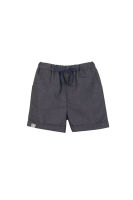 QueenCows Kids กางเกงขาสั้น Kane Short Jeans (Black)