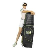 PLAYEAGLE Hard ABS Top Golf Travel Bag with Wheels Golf Cart Bag Portable Airplane Trolley Bag send lock and golf tee for gifts เสื้อ ABS แข็งกระเป๋าไม้กลอ์ฟพกพากับล้อ