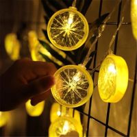 Christmas Decorations For Home Led Lemon String Light 3M 20LEDs Battery Operated Garland Indoor Wedding Decor Night Light Fairy Lights