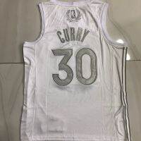 All thorns densely embroidered garage jersey glory version signature white MVP honors basketball jersey curry30 vest is difficult