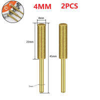 เครื่องลับคมเลื่อยโซ่เพชร2ชิ้น,หัวเจาะเลื่อยโซ่เครื่องเจียร4/4.8/5.5มม.