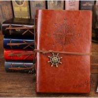 【Ready Stock】 卐☈❆ C13 A5 A6 A7 Loose-leaf Notebook Vintage Pop New Retro Leather Journal Travel Notepad Notebook Corsair Diary Book