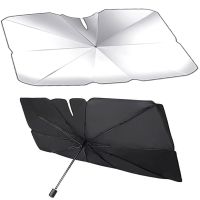 hot【DT】 Car Window Sunshade Cover Windshield Protector Windscreen Folding UV Protection Umbrella