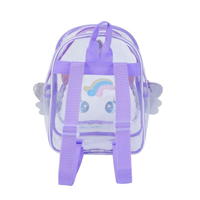Hot Kids Unicorn Backpacks Girl Boy Transparent Cute Children School Bag Bagpack