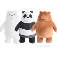 20cm We Bare Bears Cartoon Plush Toys Standing Grizzly Panda Ice Bear Soft Stuffed Dolls Plushies Figures Gifts