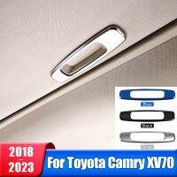 หลังคารับแดดของรถยนต์สวิตช์ปุ่มปลอกคอกันสุนัขเลีย Trim สำหรับ Toyota Camry 70 XV70 2018 2019 2020 2021 2022 2023สวิตช์อุปกรณ์ตกแต่งภายในแบบไฮบริด