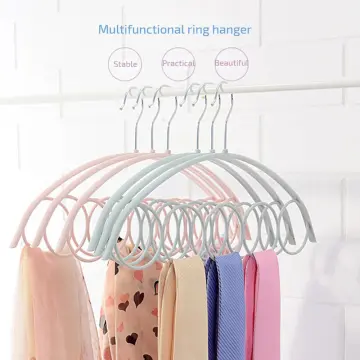 Wire Hangers Thin Hangers Windproof Metal Hanger With Arc Groove Design  Space Saving Anti-blowing for Coat T-shirt Pants Skirt