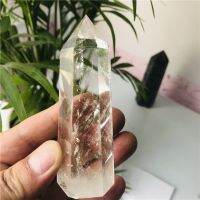 Natural Crystal Transparency Quartz Point Healing Stone Hexagonal Prisms 70 80mm Obelisk Wand Treatment Stone Home Decor