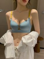 Female underwear no steel thin with summer prevent sagging breathable together comfortable non-trace show thin big chest show xiaowen bra