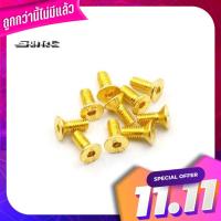 S-917256-GD น็อตทองเตเปอร์ ขนาด M2.5*6mm S-917256-GD Golden Screw Size M2.5*6mm