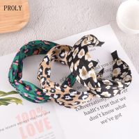 【CW】 PROLY New Fashion Headband Wide Side Bohemia Leopard Hairband Adult Middle knot Hair Accessories