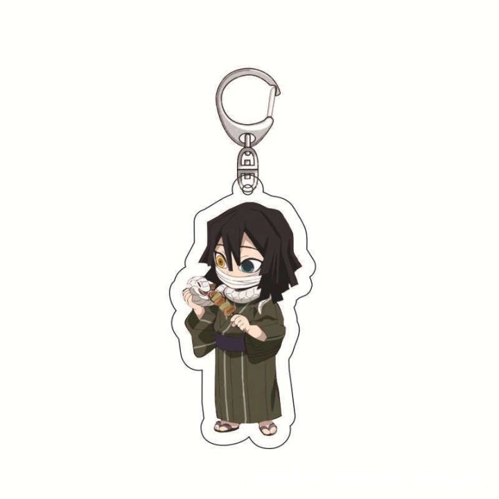 new-cartoon-anime-demon-slayer-acrylic-keychain-cute-brinco-blade-of-ghost-key-chain-kamado-tanjirou-cosplay-keyring-wholesale-key-chains