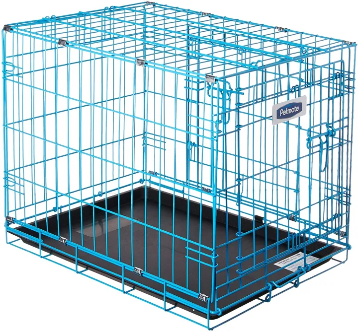 Petmate 2 Door Wire Crate 24 inches Blue | Lazada PH