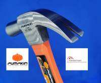 Pumpkin ค้อนหงอน ด้ามไฟเบอร์ 27mm ค้อน รุ่น 29133 ค้อนตีตะปู ฆ้อนตีตะปู ค้อนตอกตะปู ค้อนตีตะปูแท้ ฆ้อนตอกตะปู