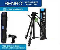 ขาตั้งกล้อง อะลูมิเนียมคุณภาพเยี่ยม Benro Tripod T600EX รองรับการใช้งานทั้งกล้องถ่ายภาพและกล้องวีดีโอ น้ำหนักเบา พกพาสะดวก