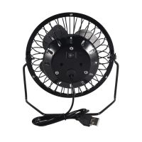 Mini Solar Panel Powered Ventilator Fan Portable 5W 4 Inch Greenhouse Solar Exhaust Fan for Office Outdoor