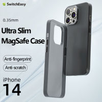 SwitchEasy 0.35 Ultra Slim Case 2022สำหรับ iPhone 14 14 Plus 14 Pro 14 Pro Max Ultra-Thin PP น้ำหนักเบายืดหยุ่นเข้ากันได้กับ MagSafe อุปกรณ์เสริม