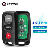 KEYYOU KPU41846 KPU41794 313.8MHZ For Mazda 3 6 MPV Protege 5 2+1 Buttons Remote Key Keyless Entry