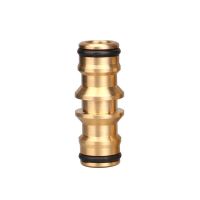 1Pcs Brass Coated Hose Adapter 1/2" Quick Connect Swivel Connector Garden Hose Fittings for Watering Irrigation Watering Systems  Garden Hoses