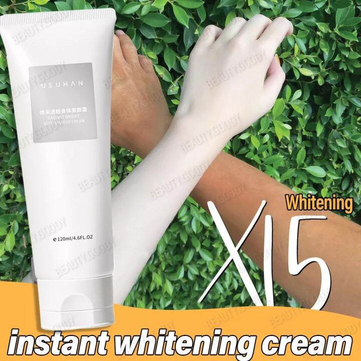 Rapid Skin Bleaching Cream Body Whitening Cream Niacinamide Brightening Face Body Cream 120ml