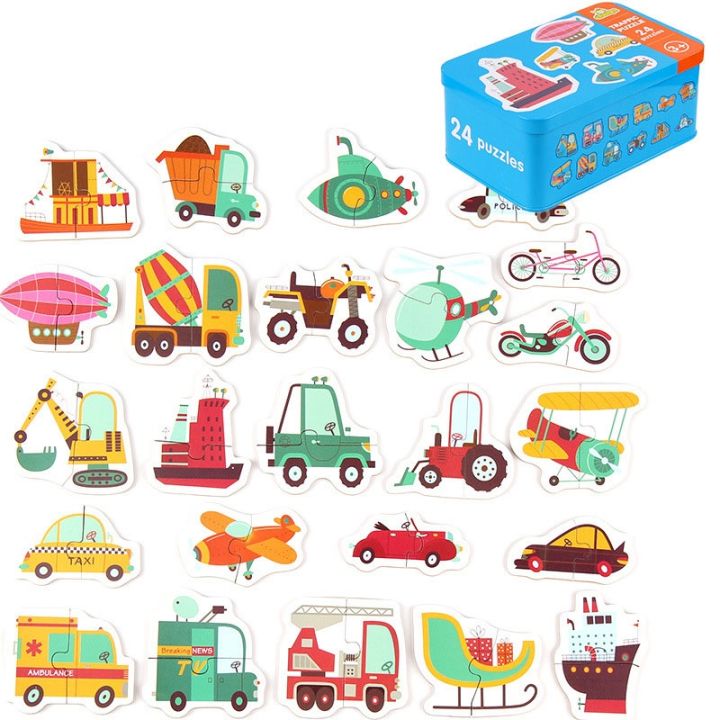 cw-baby-card-puzzles-early-educational-cartoon-traffic-fruit-with-iron-kids-cognitive